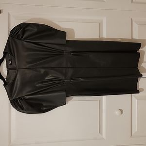Women's faux leather dress size M